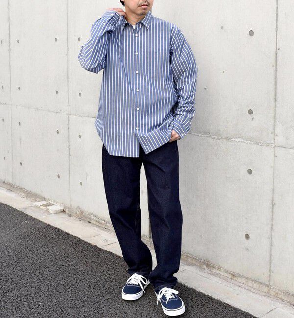 SHIPS any「SHIPS any: ストライプ / ソリッド リラックス レギュラーカラー シャツ 24SS◇」|シャツ・ブラウス|