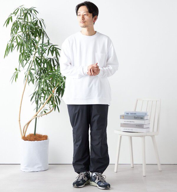 SHIPS any「SHIPS any: ソリッド / ボーダー スウェットライク Tシャツ (ロンT)◇」|Tシャツ・カットソー|