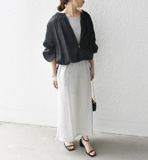 SHIPS any「SHIPS any:〈洗濯機可能〉ワッフル タンク ロング ワンピース」|ワンピース|