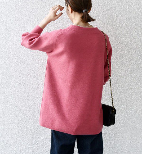 SHIPS any「SHIPS any:〈手洗い可能〉ミラノリブ スタンドネック プルオーバー」|ニット・セーター|