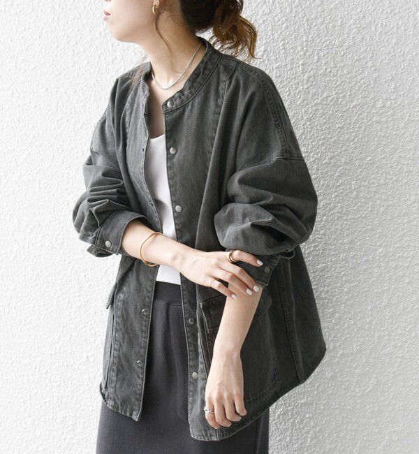 SHIPS any「SHIPS any: デニム ワーク ジャケット［SHIPS any DENIM］」|デニムジャケット|