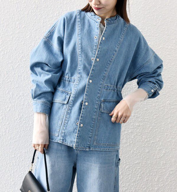 SHIPS any「SHIPS any: デニム ワーク ジャケット［SHIPS any DENIM］」|デニムジャケット|