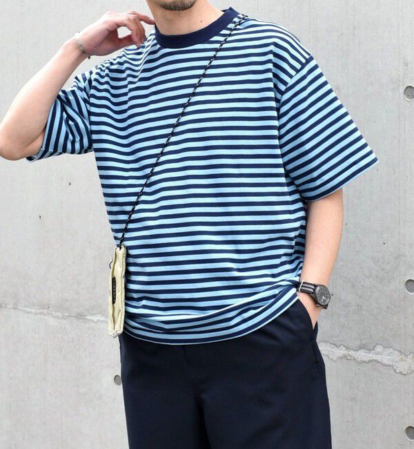 SHIPS any「SHIPS any: ベーシック ボーダー リラックス Ｔシャツ 24SS◇」|Tシャツ・カットソー|