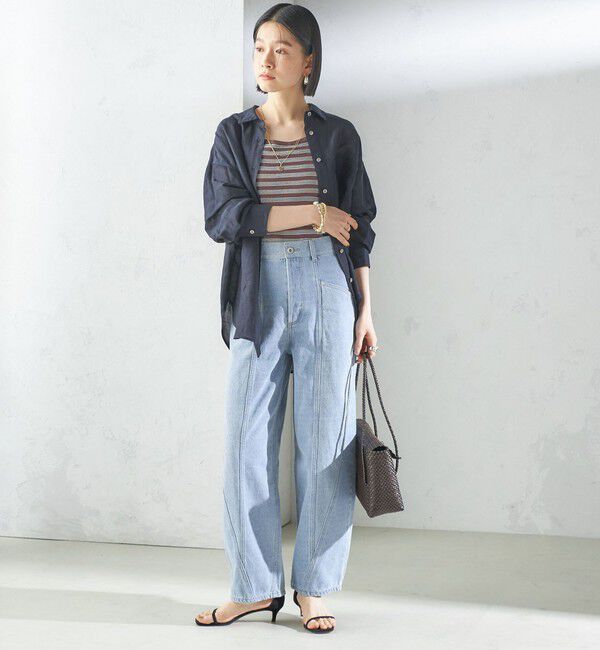 SHIPS for women「〈手洗い可能〉IMPERIAL LINEN オーバー シャツ」|シャツ・ブラウス|