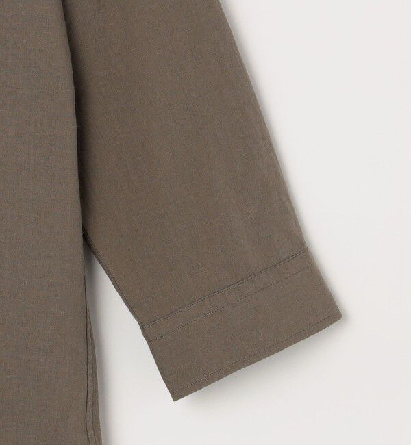 SHIPS any「SHIPS any: 〈洗濯機可能〉コットン / リネン ７分袖 レギュラー シャツ 24SS◇」|シャツ・ブラウス|