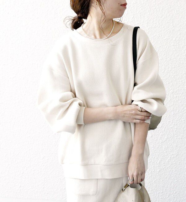 SHIPS any「SHIPS any:〈手洗い可能〉サカリバ ボリューム スリーブ ビッグ プルオーバー」|Tシャツ・カットソー|