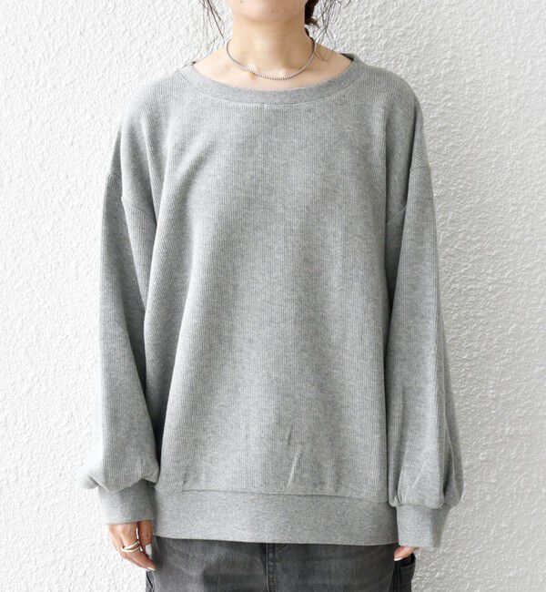 SHIPS any「SHIPS any:〈手洗い可能〉サカリバ ボリューム スリーブ ビッグ プルオーバー」|Tシャツ・カットソー|