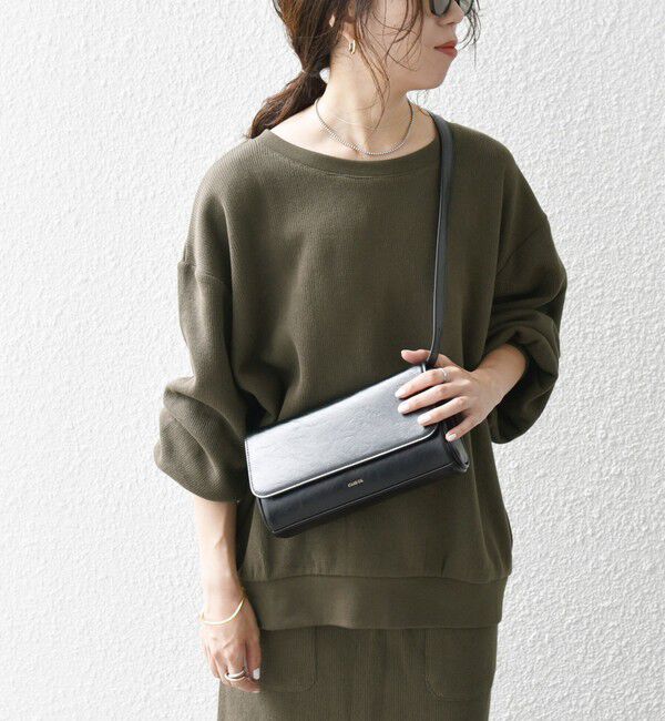 SHIPS any「SHIPS any:〈手洗い可能〉サカリバ ボリューム スリーブ ビッグ プルオーバー」|Tシャツ・カットソー|オリーブ