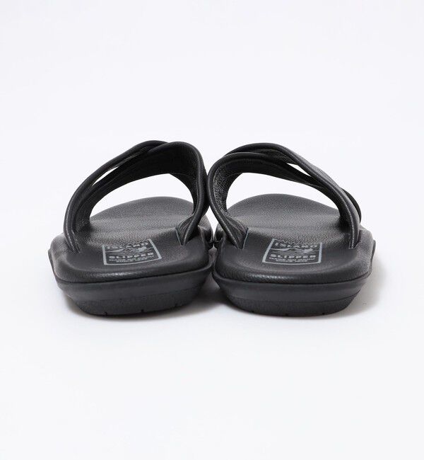 SHIPS「【SHIPS 別注】ISLANDSLIPPER: クロス レザー サンダル」|サンダル|