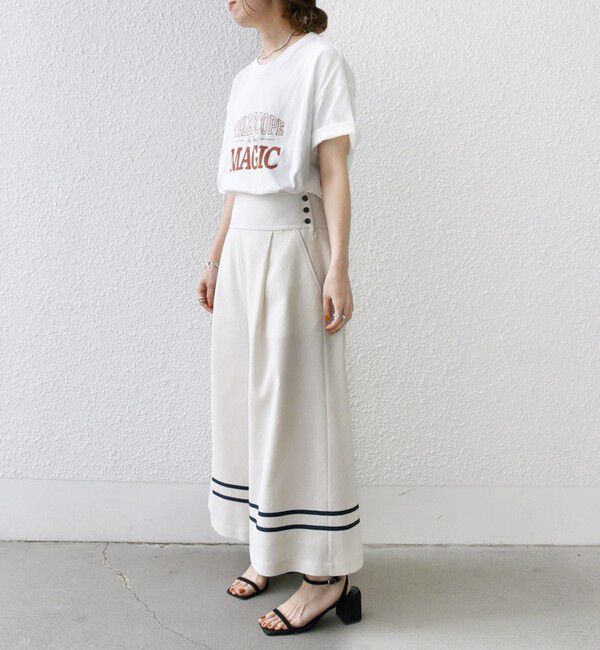 SHIPS any「SHIPS any:〈洗濯機可能〉マリン ガウチョ ワイド パンツ」|その他|