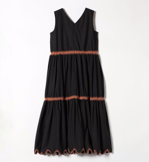 SHIPS any「bon_meur:〈洗濯機可能〉ブランケット エンブロイダリー ティアード ワンピース」|ワンピース|