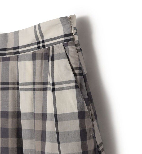 SHIPS for women「SHIPS Primary Navy Label:〈手洗い可能〉ビッグ チェック Aライン スカート」|スカート|