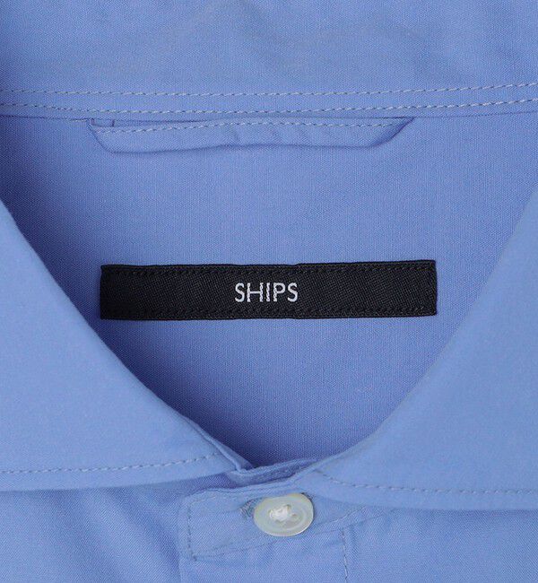 SHIPS「SHIPS: セミワイド スムース テックス ブロードシャツ」|シャツ・ブラウス|