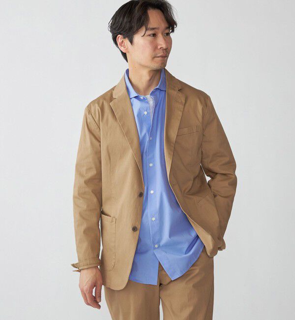 SHIPS「SHIPS: セミワイド スムース テックス ブロードシャツ」|シャツ・ブラウス|