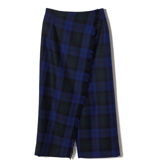 SHIPS for women「チェック フリンジ スカート」|スカート|