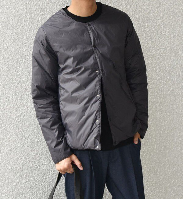 SHIPS any「【SHIPS any別注】TAION: 〈手洗い可能〉リバーシブル ナイロン インナー ダウン カーディガン◇」|ダウン|