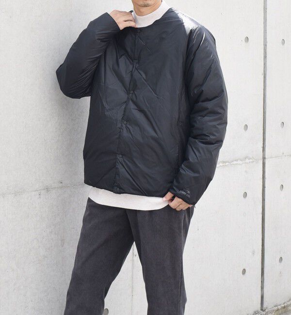 SHIPS any「【SHIPS any別注】TAION: 〈手洗い可能〉リバーシブル ナイロン インナー ダウン カーディガン◇」|ダウン|