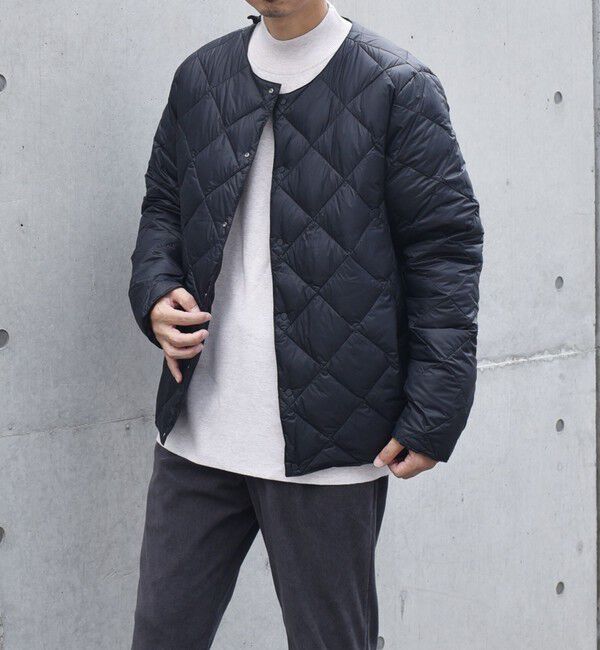 SHIPS any「【SHIPS any別注】TAION: 〈手洗い可能〉リバーシブル ナイロン インナー ダウン カーディガン◇」|ダウン|