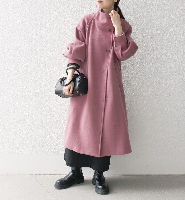 SHIPS any「SHIPS any: ノンミュールジングウール スタンドネック ロング コート」|その他|