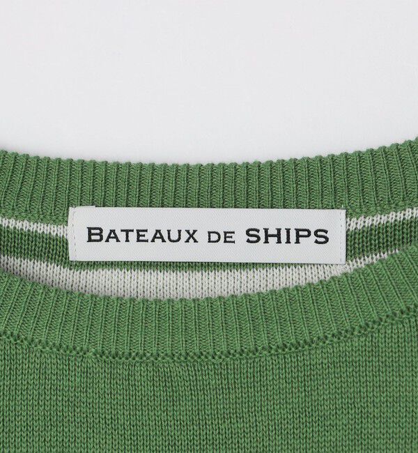SHIPS「BATEAUX DE SHIPS:〈手洗い可能〉リバーシブル ラグランスリーブ スウェット セーター」|ニット・セーター|