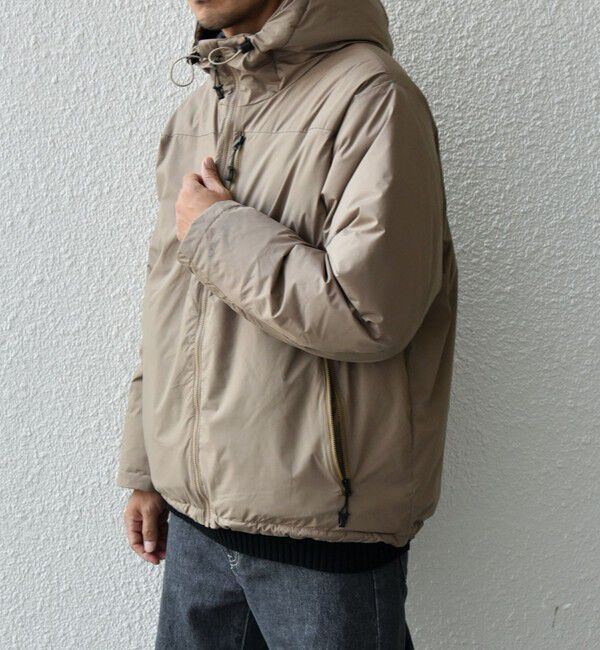 SHIPS any「【WEB限定】SHIPS any: 〈撥水 / 防風等〉多機能 ダウン フード ブルゾン 24FW◇」|ダウン|ベージュ