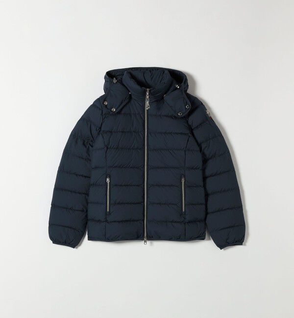 SHIPS any「CAPE HORN:〈洗濯機可能〉MATT STELLA セミロング フード付き ダウン コート」|ダウン|ネイビー