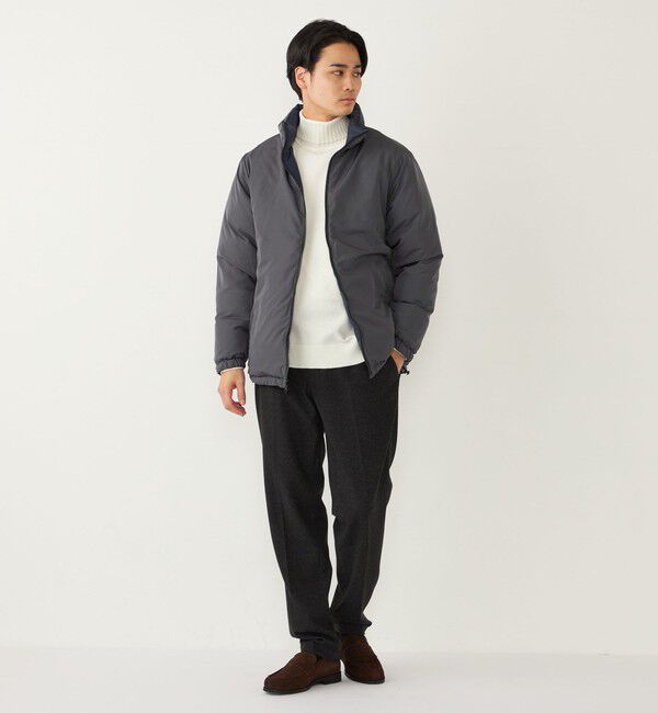 SHIPS Colors 「SHIPS Colors:リバーシブル スタンドカラー ダウン ジャケット」|ダウン|