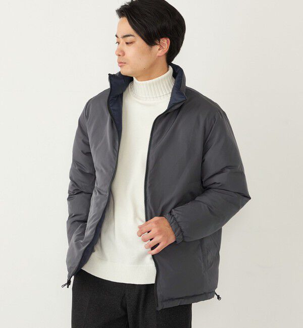 SHIPS Colors 「SHIPS Colors:リバーシブル スタンドカラー ダウン ジャケット」|ダウン|