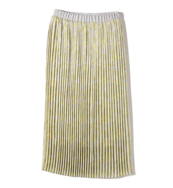 SHIPS for women「SHIPS Primary Navy Label:グログラン ベルト プリーツ スカート」|スカート|