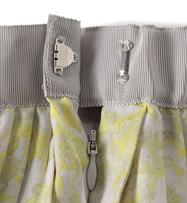 SHIPS for women「SHIPS Primary Navy Label:グログラン ベルト プリーツ スカート」|スカート|