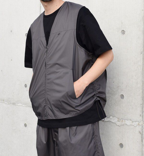 SHIPS any「SHIPS any:〈撥水加工〉DICROS スピンドル ゲーム ベスト(セットアップ対応)◇」|ダウンベスト・ベスト|