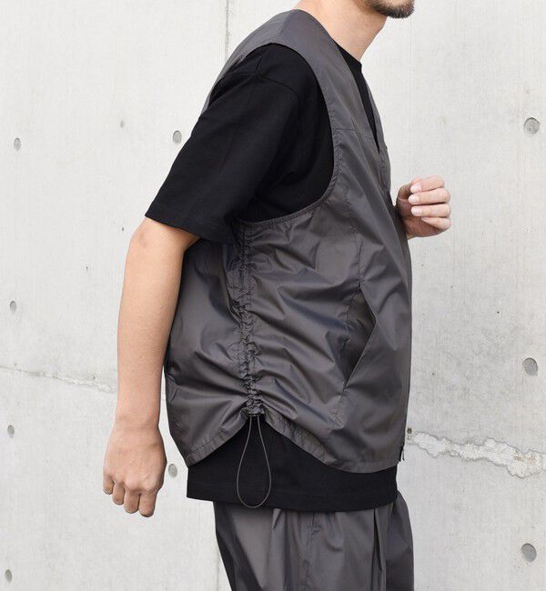 SHIPS any「SHIPS any:〈撥水加工〉DICROS スピンドル ゲーム ベスト(セットアップ対応)◇」|ダウンベスト・ベスト|