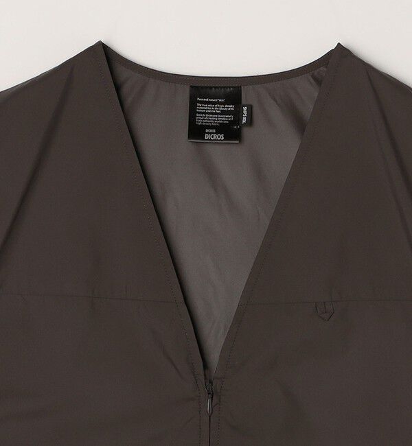 SHIPS any「SHIPS any:〈撥水加工〉DICROS スピンドル ゲーム ベスト(セットアップ対応)◇」|ダウンベスト・ベスト|