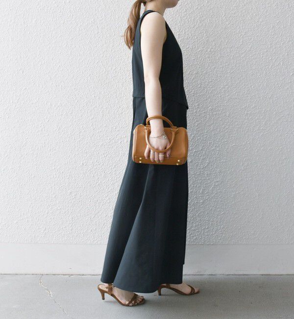 SHIPS any「SHIPS any:〈洗濯機可能〉タイプライター ジレ レイヤードデザイン ワンピース」|ワンピース|