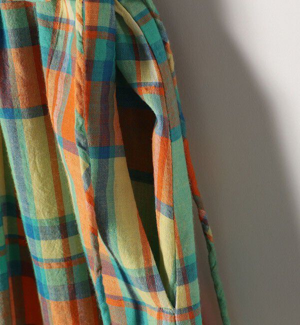 SHIPS any「SHIPS any:〈洗濯機可能〉マドラス チェック ノースリーブ ワンピース」|ワンピース|