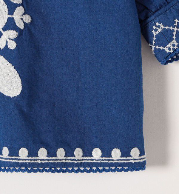 quaranciel「quaranciel:〈洗濯機可能〉エンブロイダリー スクエアネック ブラウス」|シャツ・ブラウス|