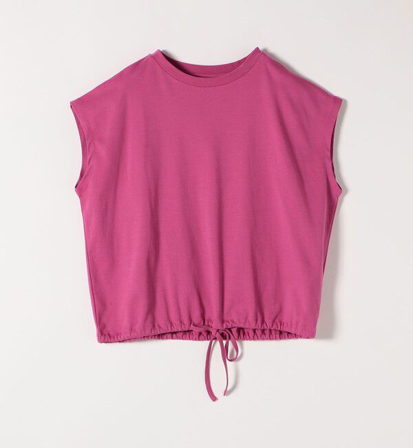 SHIPS any「SHIPS any:〈接触冷感/汗染み防止加工/洗濯機可能〉ドロスト フレンチスリーブ TEE」|Tシャツ・カットソー|