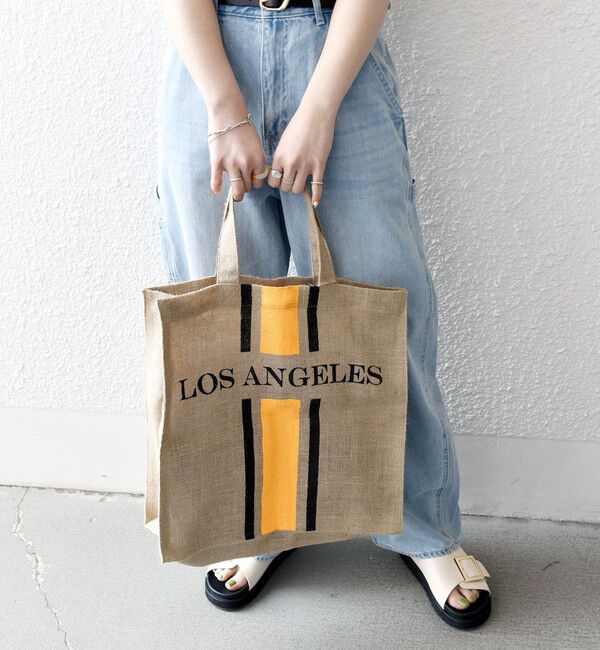 SHIPS any「MAISON BENGAL: ジュート トート バッグ 25SS」|トートバッグ|