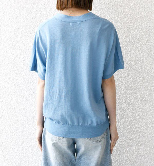 SHIPS any「SHIPS any:〈接触冷感/手洗い可能〉Vネック ドルマン ミディ カーディガン」|カーディガン|