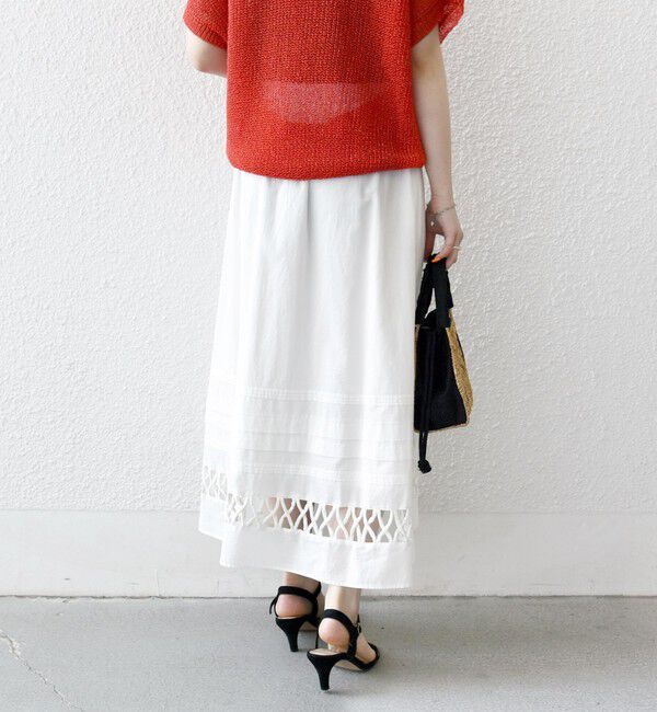 SHIPS any「SHIPS any:〈手洗い可能〉ロープ デザイン ギャザー フレア スカート」|スカート|