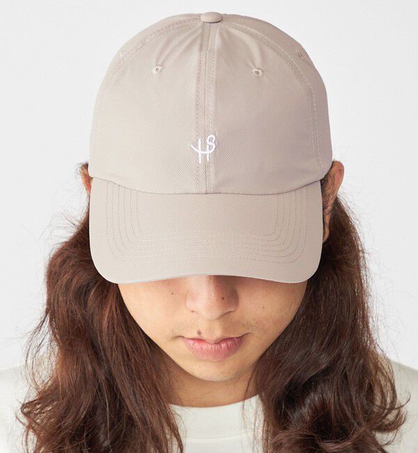 SHIPS「【WEB限定】SHIPS: ワンポイント ロゴ UVカット オーバーフィットキャップ」|キャップ・キャスケット|ベージュ