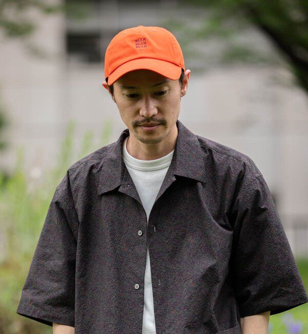 SHIPS any「【一部WEB限定】newhattan: BLAH BLAH BLAH. 刺繍 ベースボールキャップ◇」|キャップ・キャスケット|