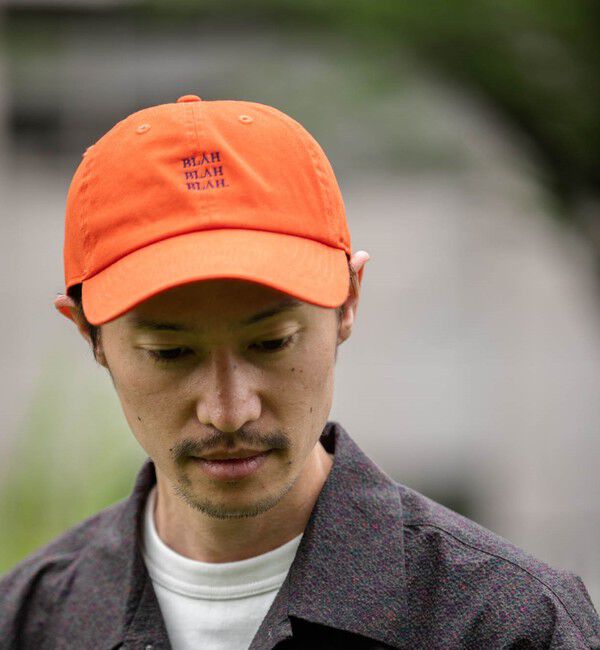 SHIPS any「【一部WEB限定】newhattan: BLAH BLAH BLAH. 刺繍 ベースボールキャップ◇」|キャップ・キャスケット|