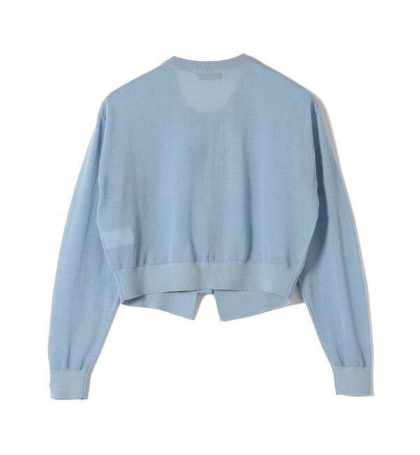 SHIPS for women「TORRAZZO DONNA:〈手洗い可能〉ビジュー シアー カーディガン」|カーディガン|