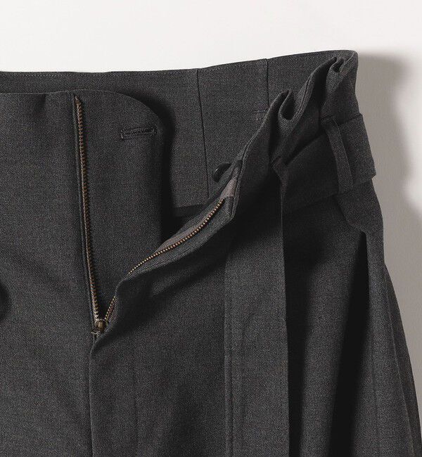 quaranciel「quaranciel:〈洗濯機可能〉ハンサム ハイウエスト ベルト ワイド パンツ」|その他|