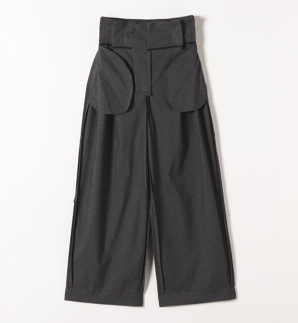 quaranciel「quaranciel:〈洗濯機可能〉ハンサム ハイウエスト ベルト ワイド パンツ」|その他|