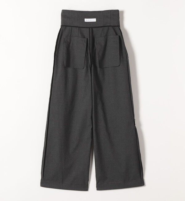 quaranciel「quaranciel:〈洗濯機可能〉ハンサム ハイウエスト ベルト ワイド パンツ」|その他|