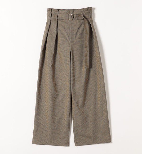 quaranciel「quaranciel:〈洗濯機可能〉ハンサム ハイウエスト ベルト ワイド パンツ」|その他|