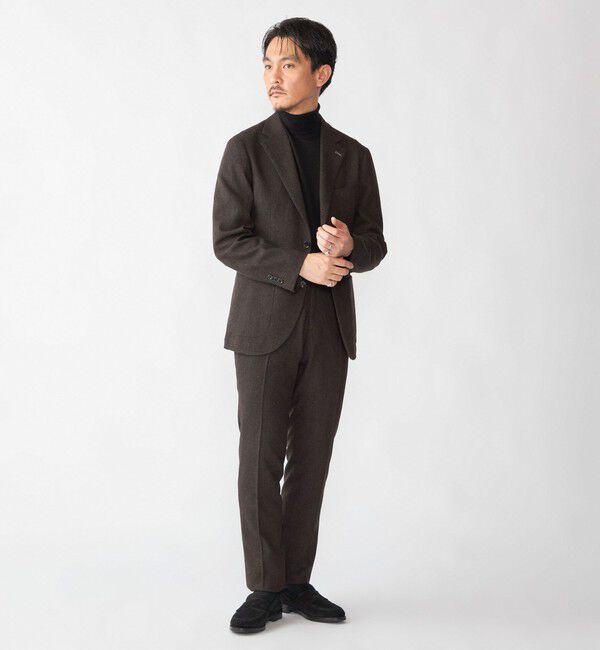 SHIPS「SHIPS:〈手洗い可能〉HANDFRAME 16ゲージ タートルネック プルオーバー ニット」|ニット・セーター|