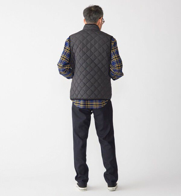 SHIPS「SHIPS:〈手洗い可能〉NETPLUS(R) キルティング スタンド ベスト」|ダウンベスト・ベスト|